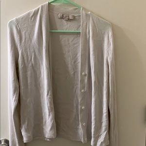 loft cardigan off white